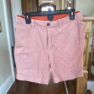 J. Crew orange Flat Front Shorts